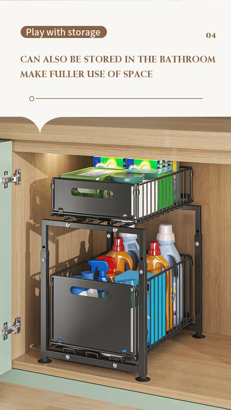 BrightNest™ Pull-Out Cabinet Organizer