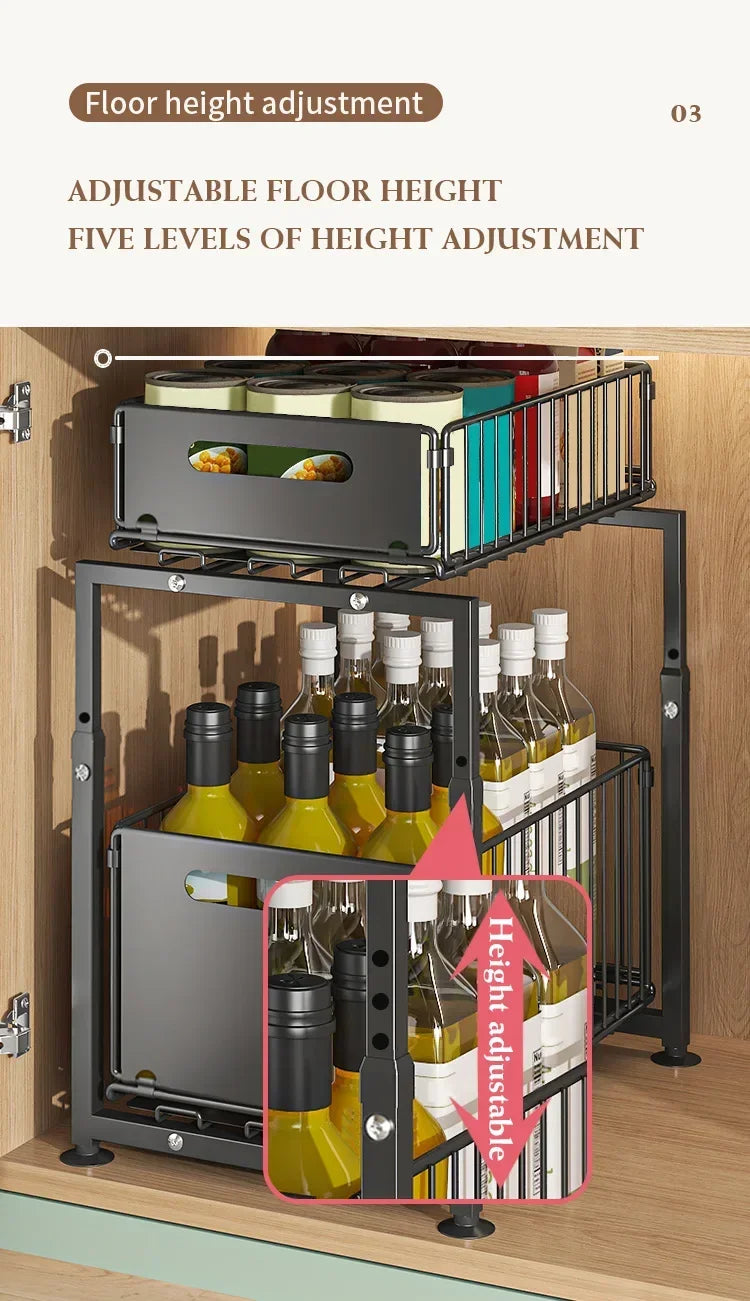 BrightNest™ Pull-Out Cabinet Organizer