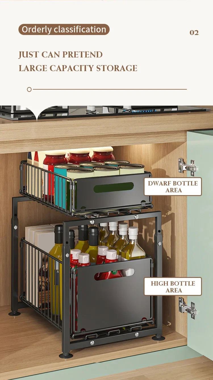 BrightNest™ Pull-Out Cabinet Organizer